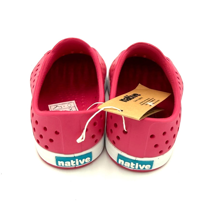 New! Native Jefferson Child Shoes - Hollywood Pink/Shell White - C6 (Toddler 6) — image 4 of 6